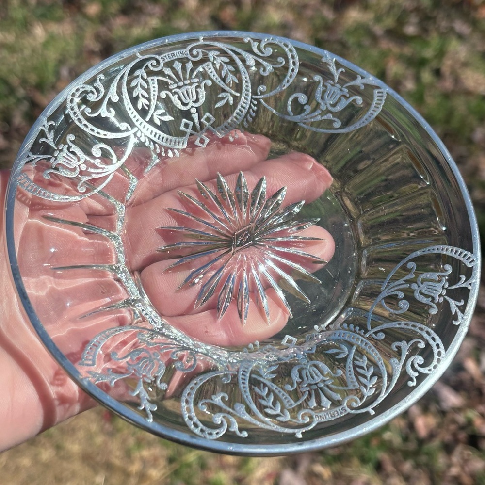 Vintage Heisey Sterling Silver Plate!